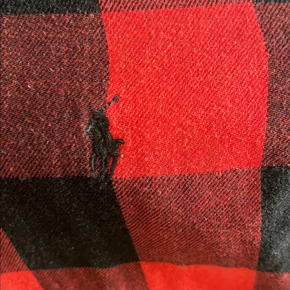 Ralph Lauren Red and Black Checkered Shirt - Picture 4 of 4